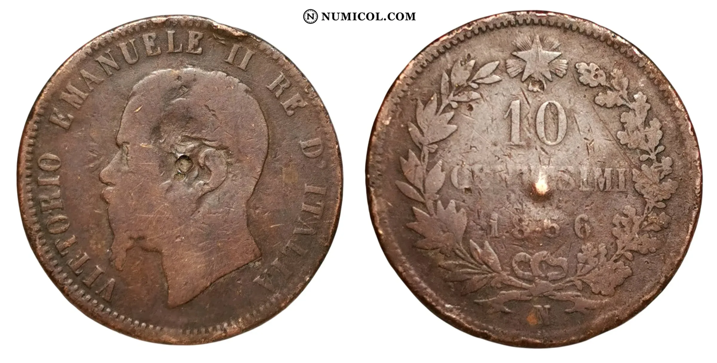 10 Centesimi - Victor Emmanuel II