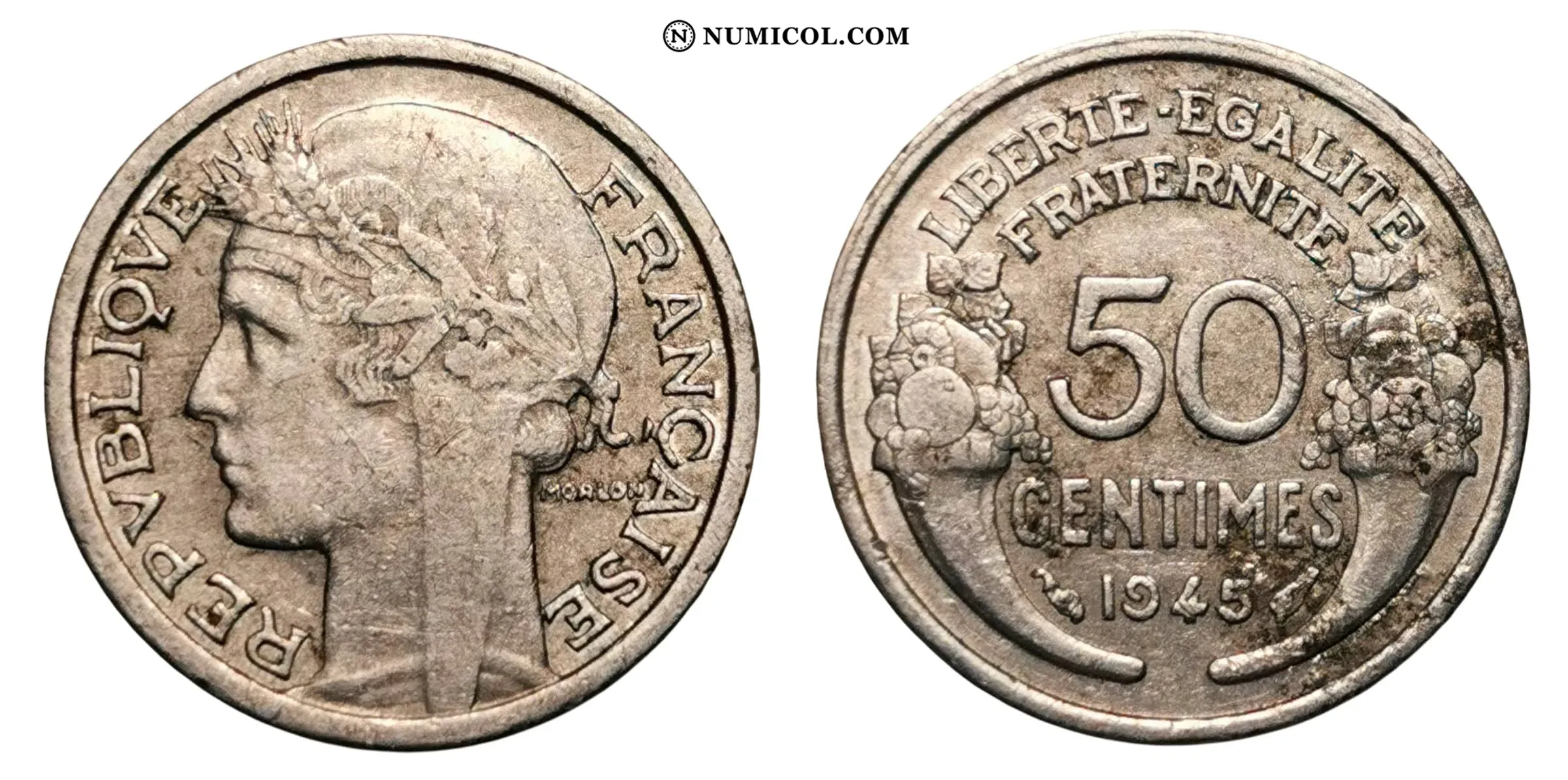 50 Centimes (light type)