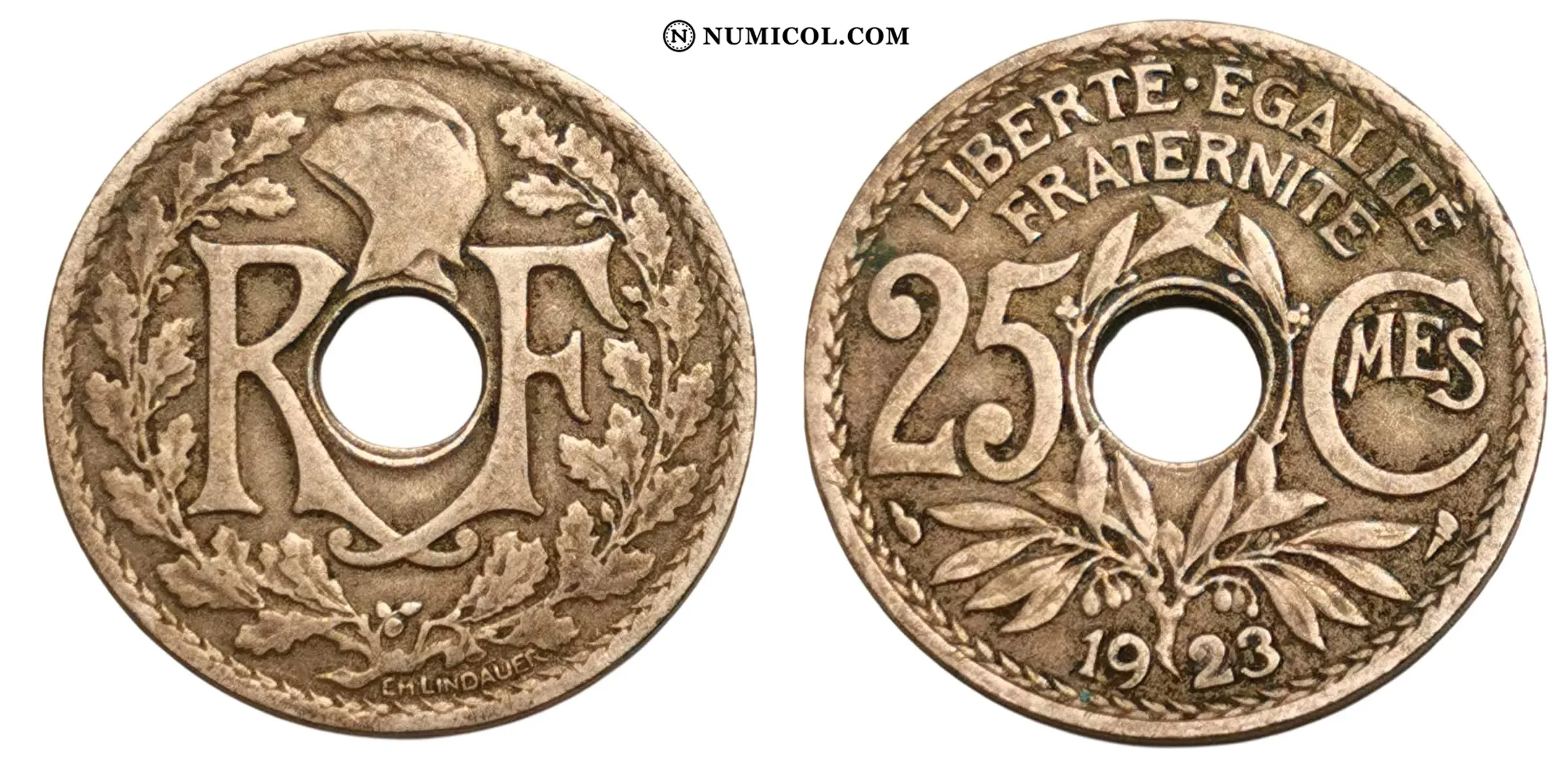 25 Centimes (No Dash)