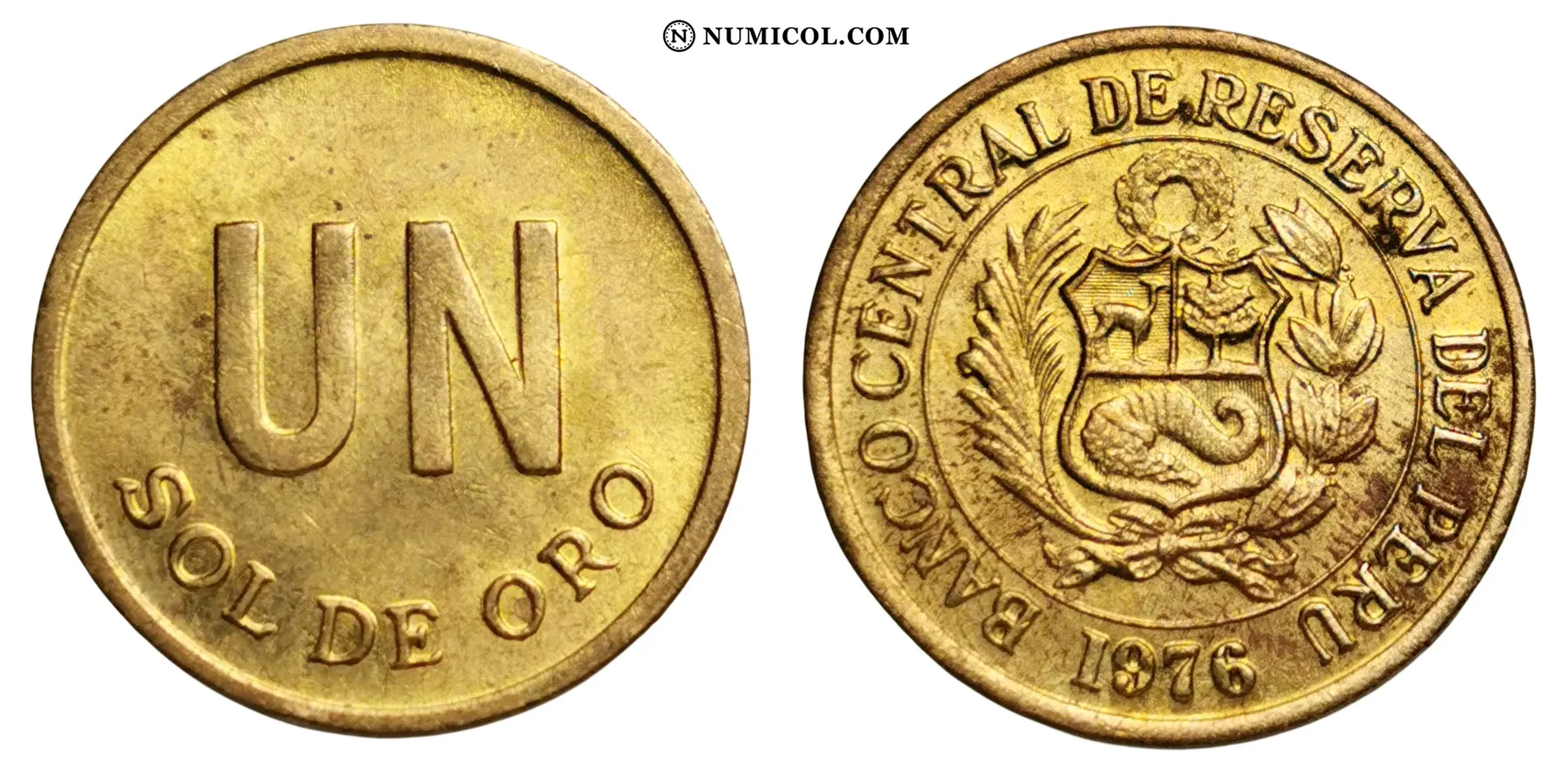 1 Sol de Oro (large Type; no mintmark)