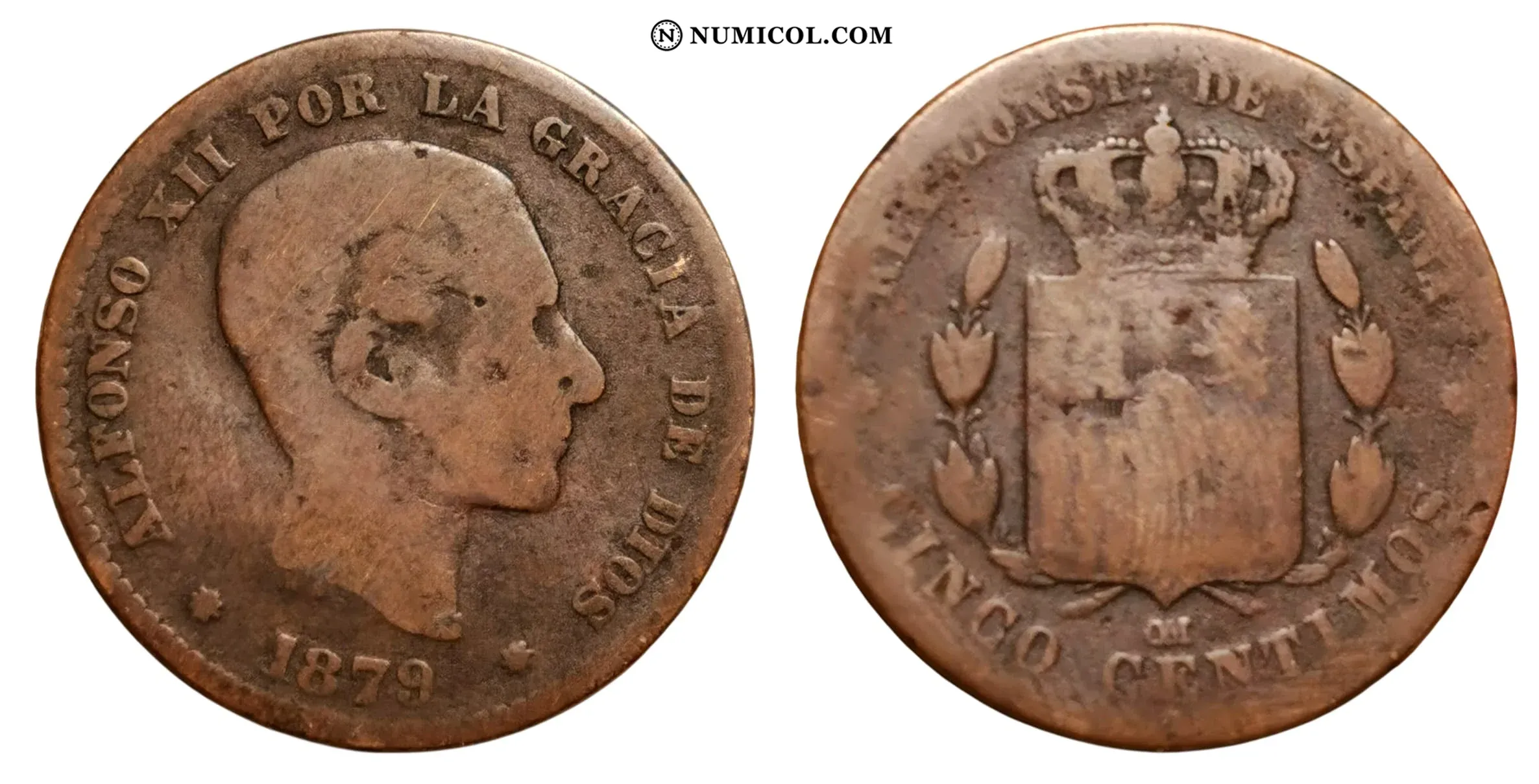 5 Centimos - Alfonso XII