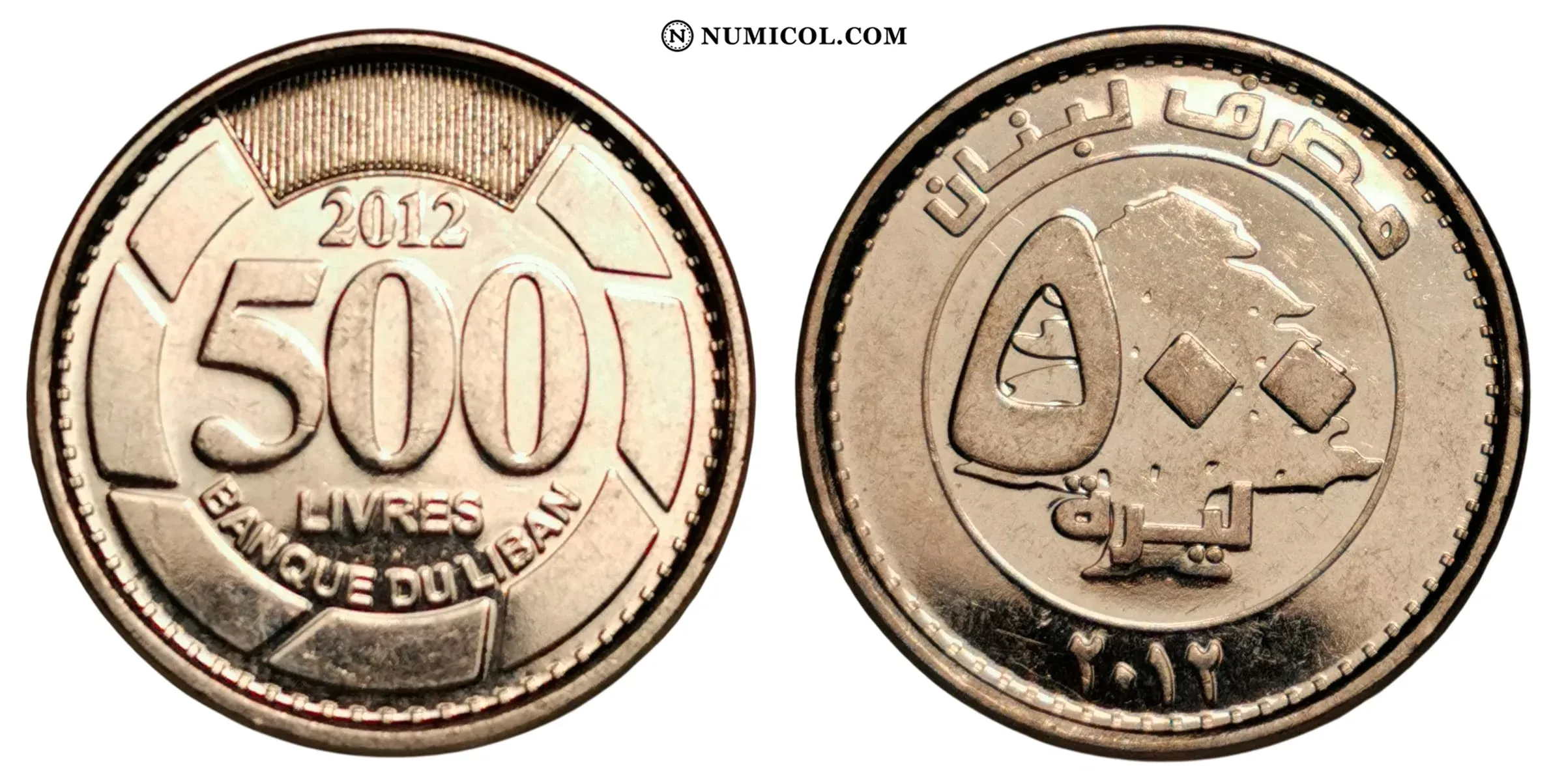 500 L?rah / Livres (with latent image)