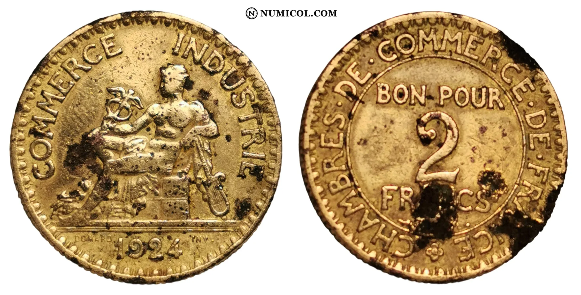 2 Francs (Chambers of Commerce)