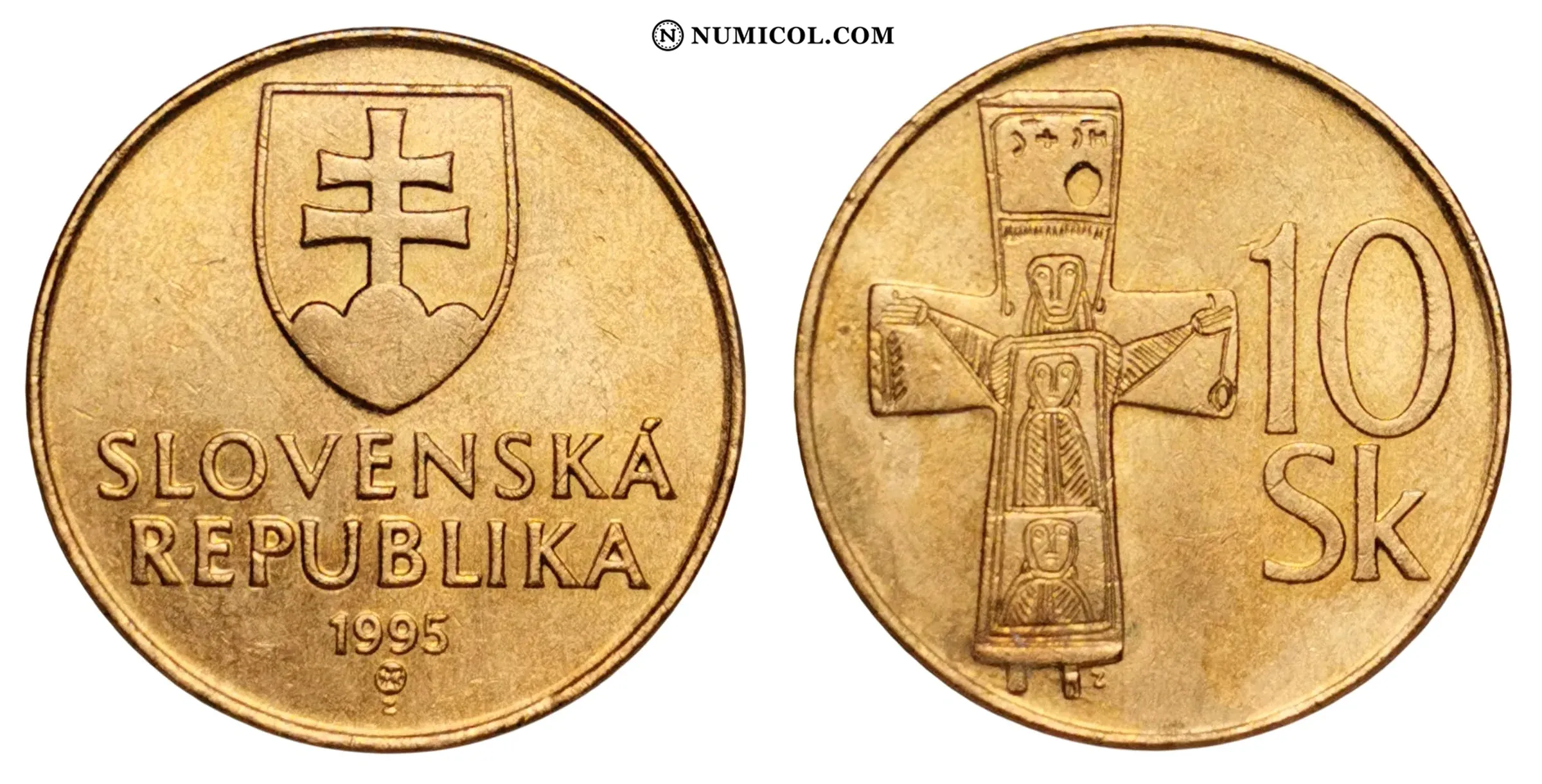 Moneda 10 Korún año 1995