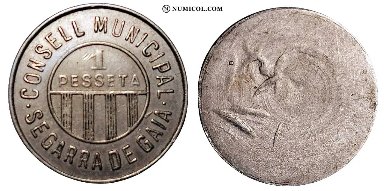 1 Peseta Segarra de Gaia