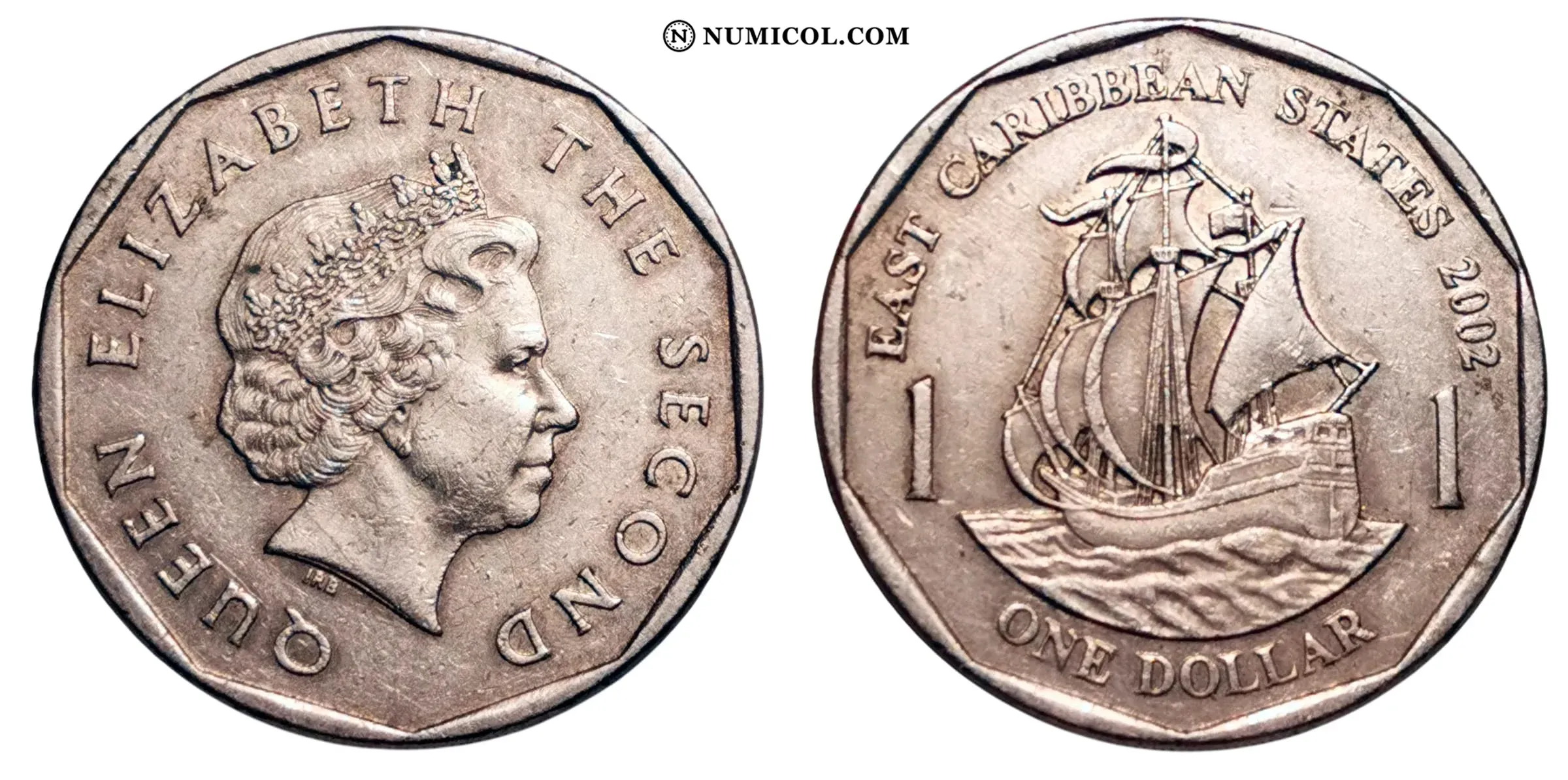 1 Dólar - Isabel II (4.º retrato)