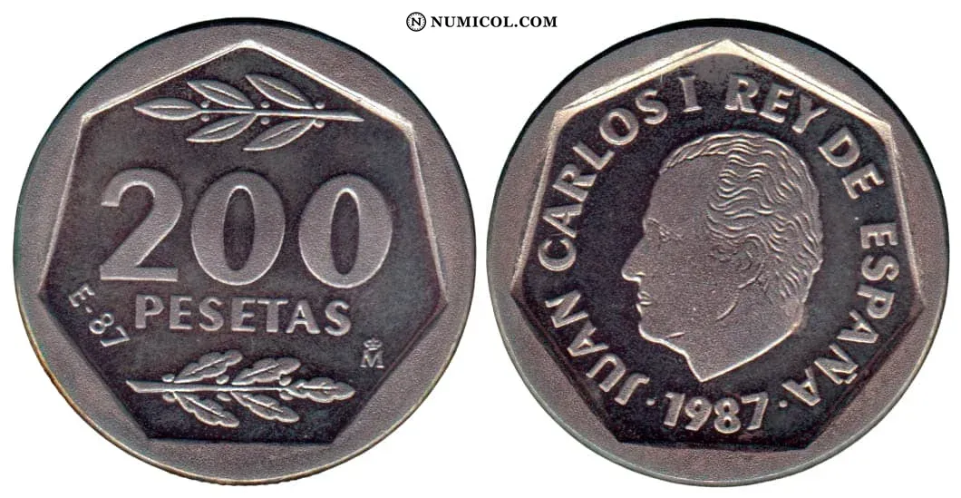 200 Pesetas E-87 de la III Exposición Nacional de Numismática (1/3)