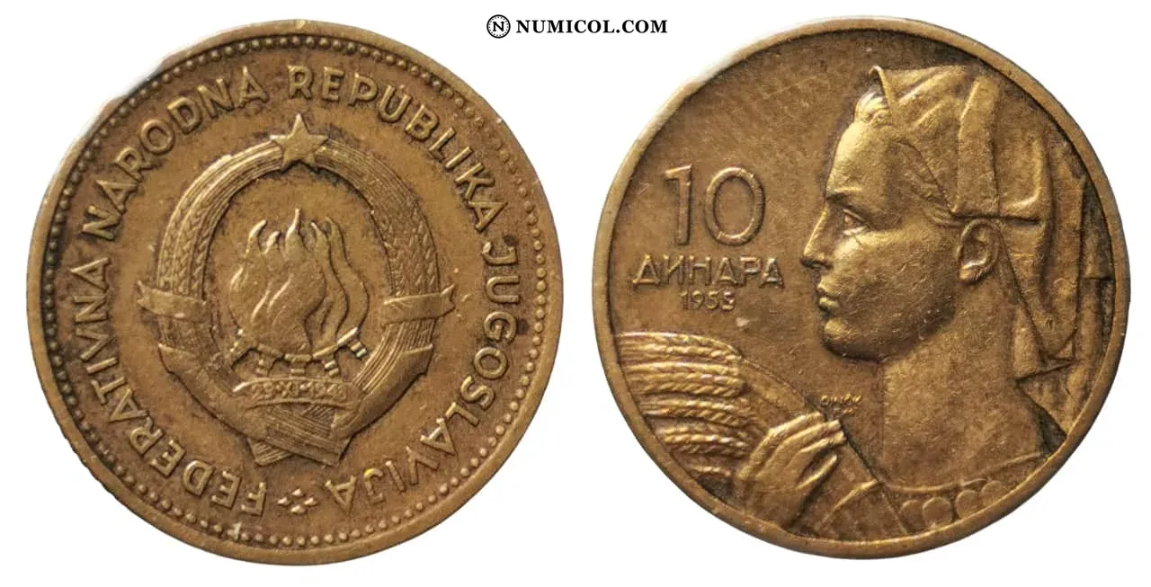 10 Dinara (FNR legend)