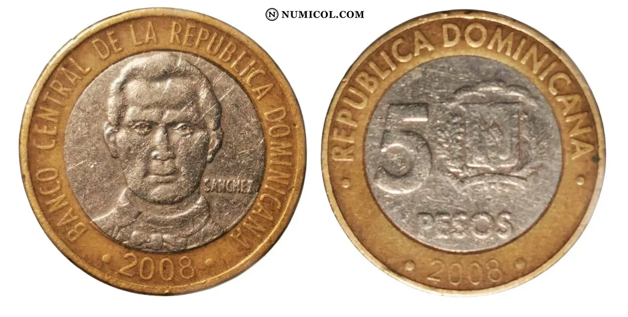 Moneda 5 Pesos (no magnética)