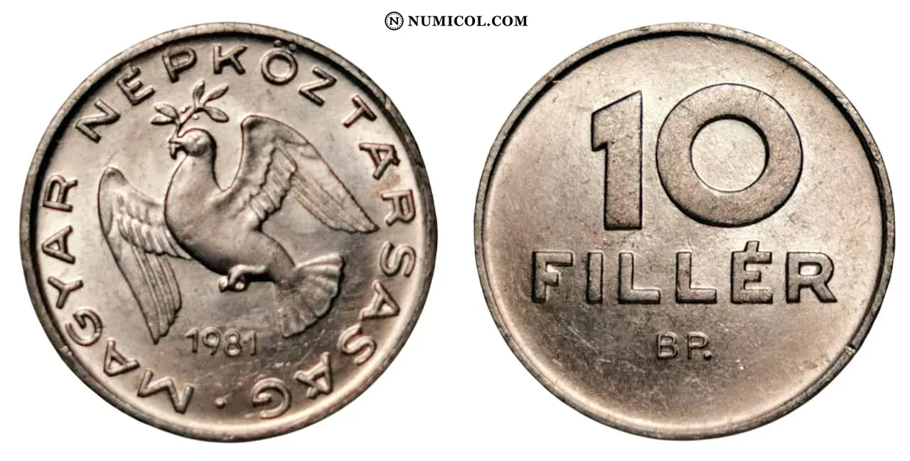 Moneda 10 Fillér