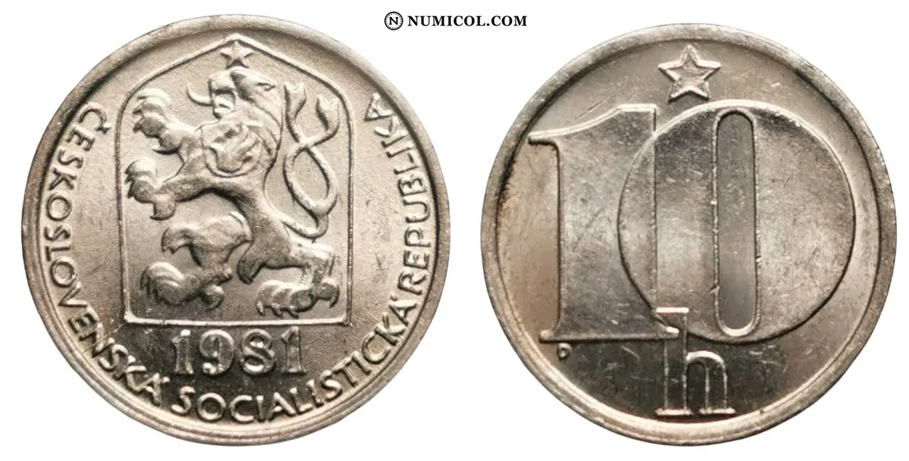 Moneda 10 Halé año 1981
