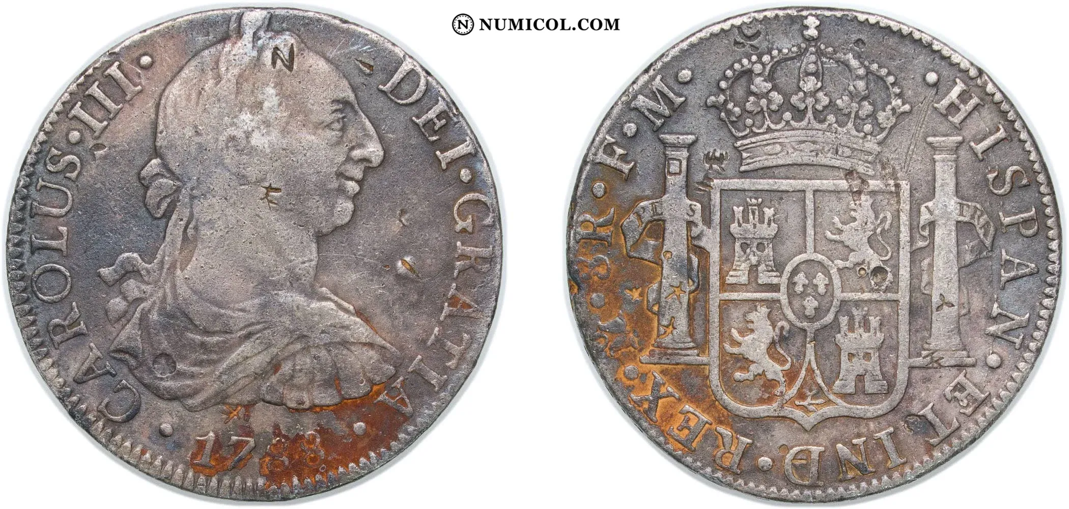 8 Reales - Charles III