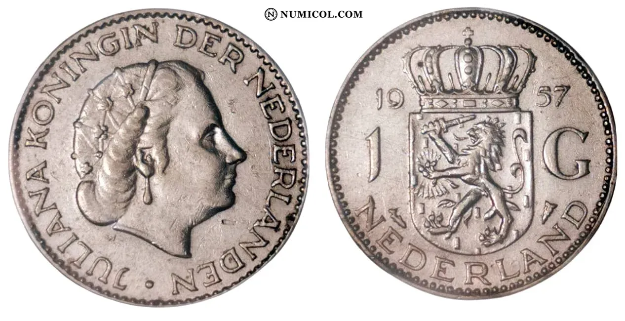 1 Gulden - Juliana