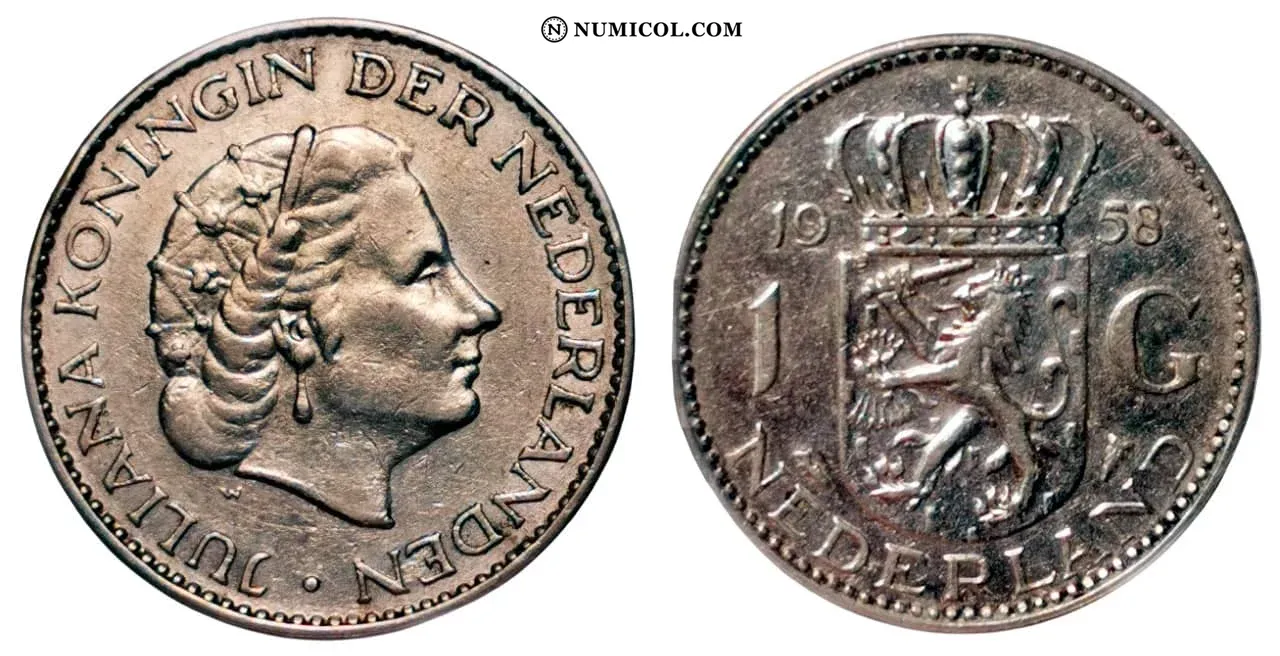 1 Gulden - Juliana
