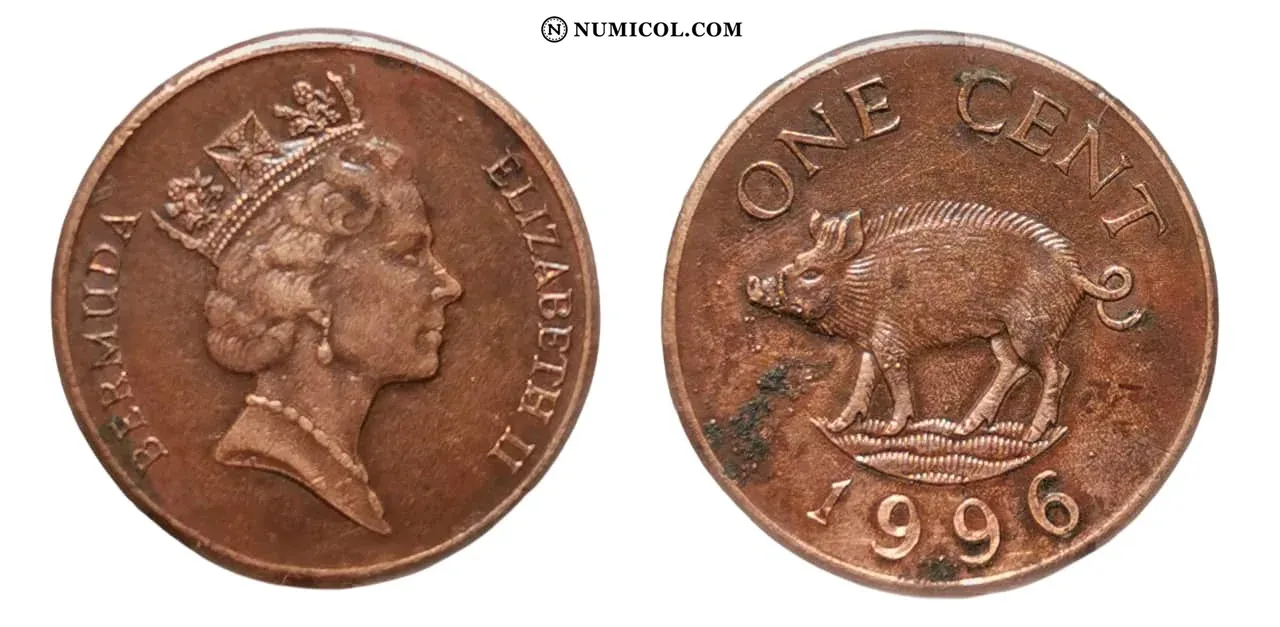 1 Cent - Elizabeth II (3rd portrait)