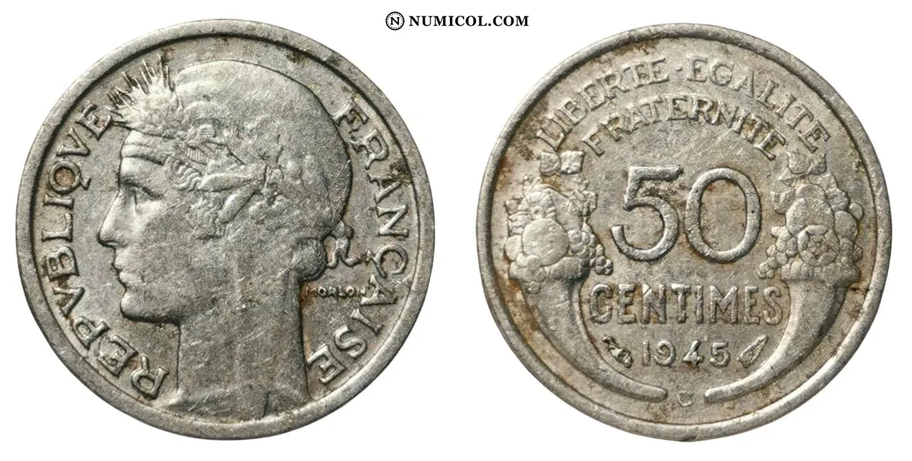 50 Centimes light type