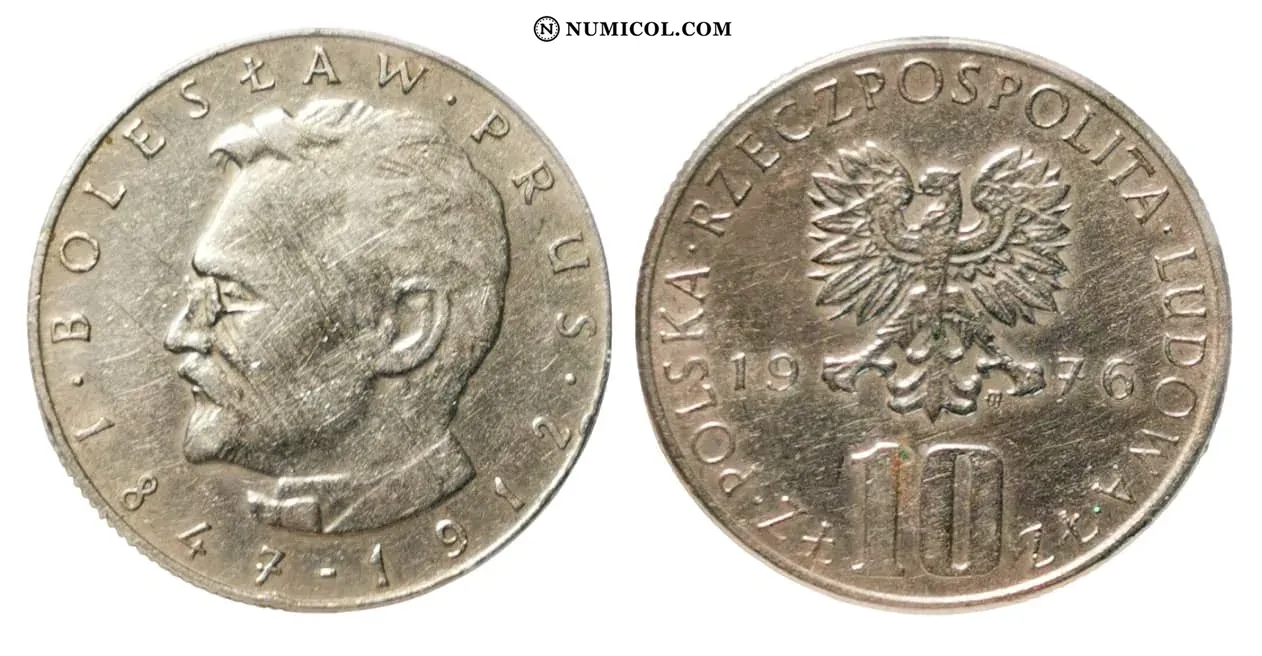 10 Zlotys Bolesław Prus