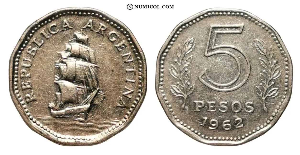 Moneda 5 Pesos