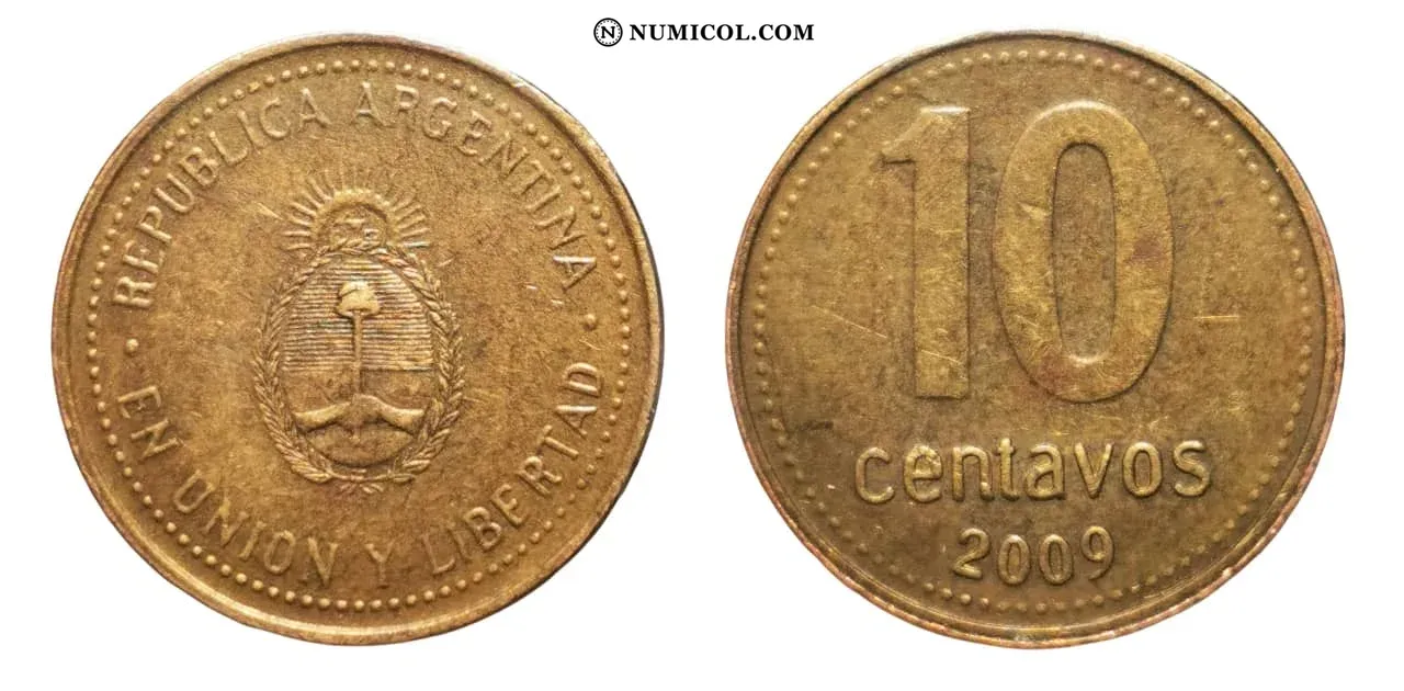 10 Centavos (smooth edge; magnetic)