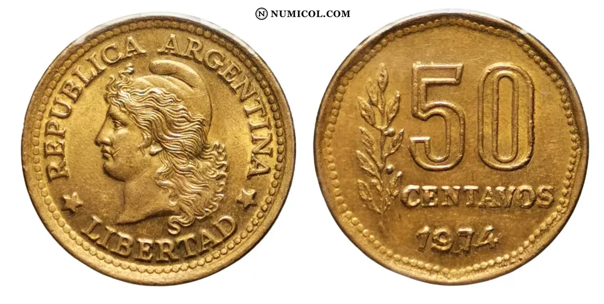 Moneda 50 Centavos