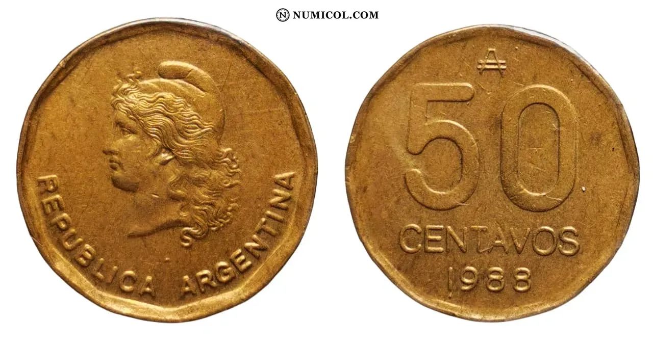 Moneda 50 Centavos