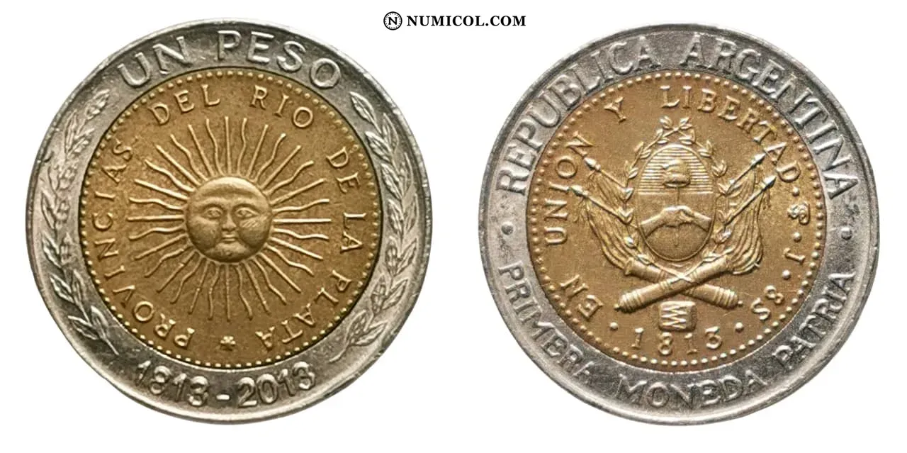 1 Peso (Bicentennial of the First Patriotic Coin)