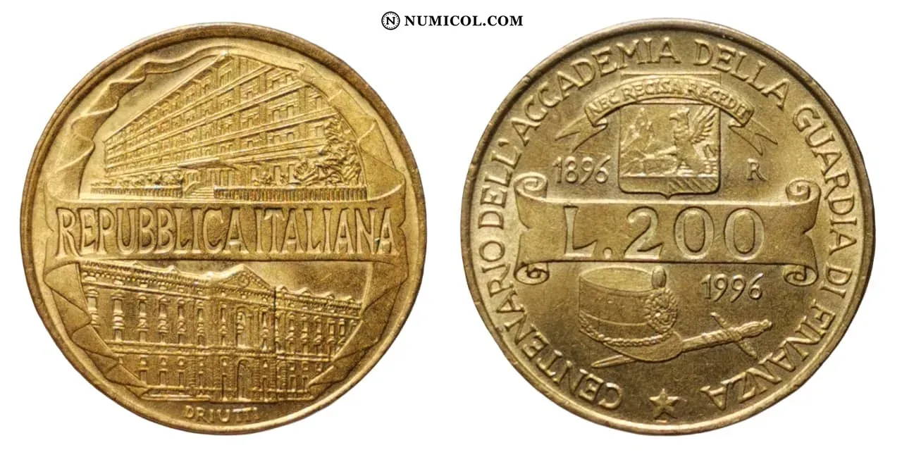200 Lire (Academia de la Guardia di Finanza)