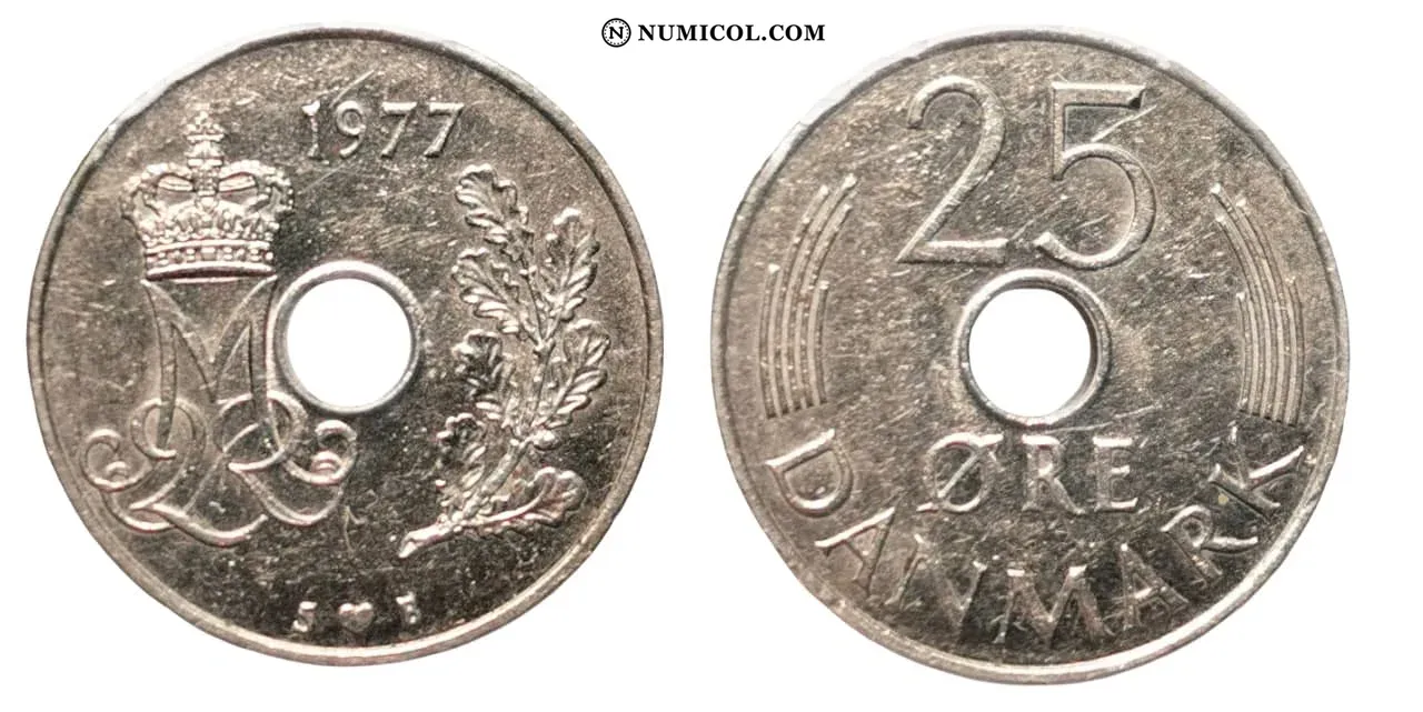 25 Øre - Margrethe II
